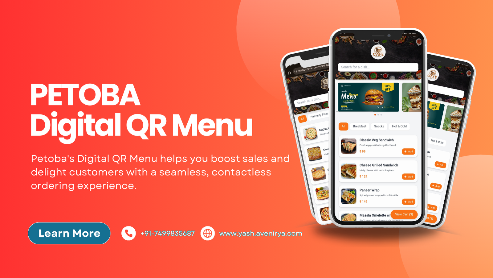 Petoba Digital QR Menu