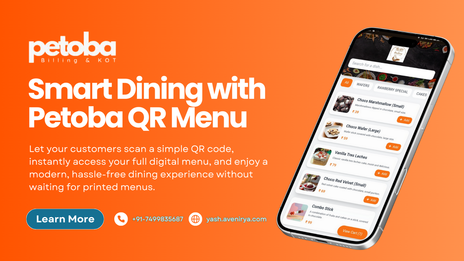 Smart Dining with Petoba QR Menu