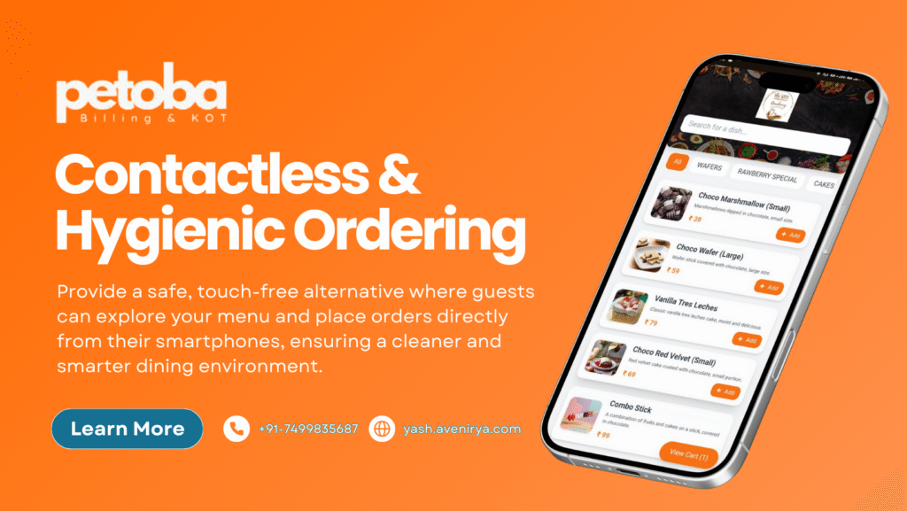 petoba Contactless & Hygienic Ordering